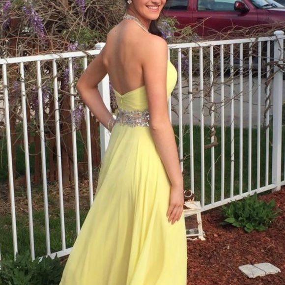 Yellow Prom Dress - Picture 4 of 8